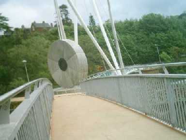 The New Bridge in place