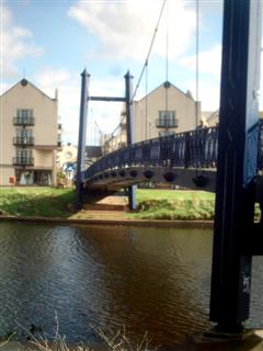 Cricklepit Bridge on the Quay