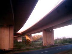 The M5 road bridge