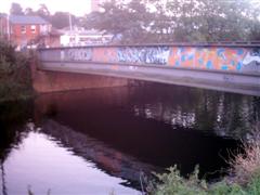 Station road bridge, the graffiti is better than the bridge.